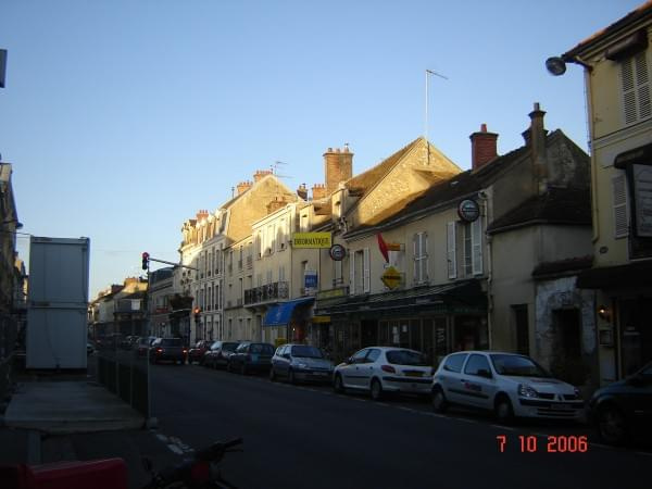 Fontainebleau - ulice w centrum