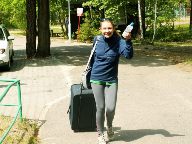 A Tosia wciąż na torbach :)