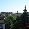 Conflans-Sainte Honorine - widok z pocišgu linii J Paris Saint-Lazare - Mantes-La Jolie