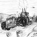 #czołg #pojazd #wóz #rysunek #mecha