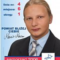 Plakat Marcina Mazura - kandydata na radnego powiatu jasielskiego /wykonanie - Marcin B.