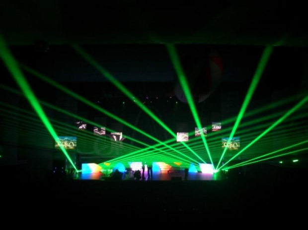 Laser show w Kopenhadze #LaserShowKopenhaga