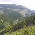 Mola, Tomek i Ania w Czeskich Karkonoszach