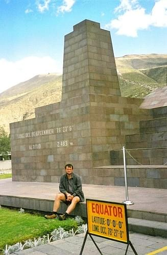 la mitad del mundo, równik - Ekwador