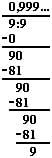 0,(9)=1; Jak otrzymać liczbę 0,(9)? #Matematyka