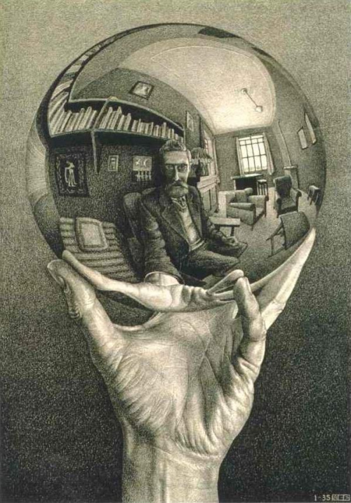 MC Escher - Hand with reflection