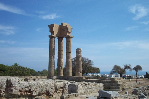 Ruiny świątyni Apollina w Rodos