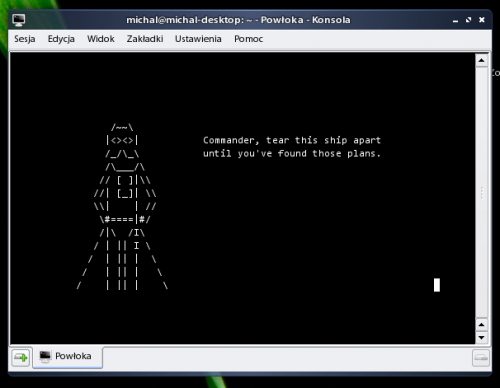 ASCII Star Wars! :D