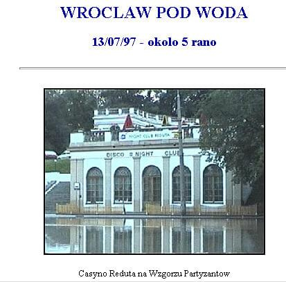 Wrocław pod wodą - 1997 r.