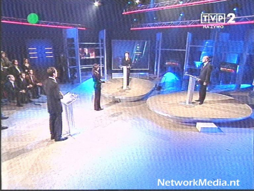 Debata prezydencka "Jaka będzie stolica?" w Telewizyjnej Dwójce.