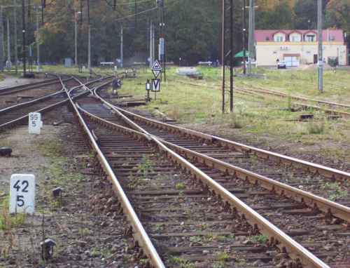 Kołobrzeg - dworzec kolejowy. Październik 2004. #kolej