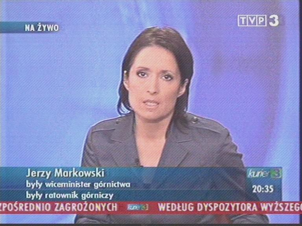 Tragedia w KWK Halemba w oczach telewizji.
www.TVPmaniak.tv.pl