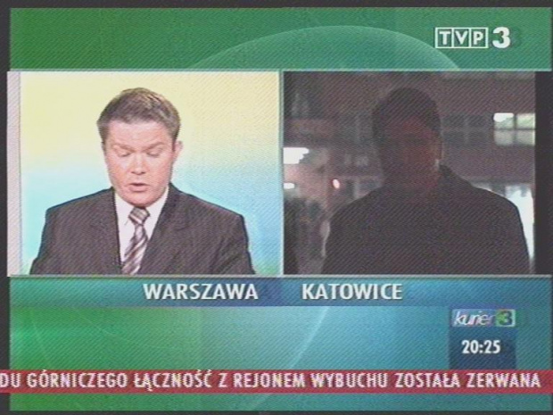 Tragedia w KWK Halemba w oczach telewizji.
www.TVPmaniak.tv.pl