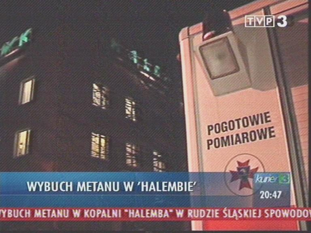 Tragedia w KWK Halemba w oczach telewizji.
www.TVPmaniak.tv.pl