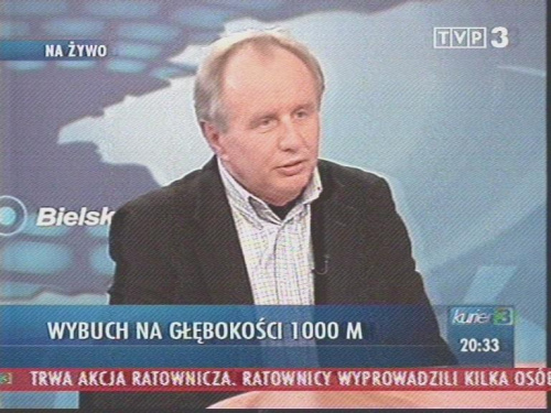 Tragedia w KWK Halemba w oczach telewizji.
www.TVPmaniak.tv.pl