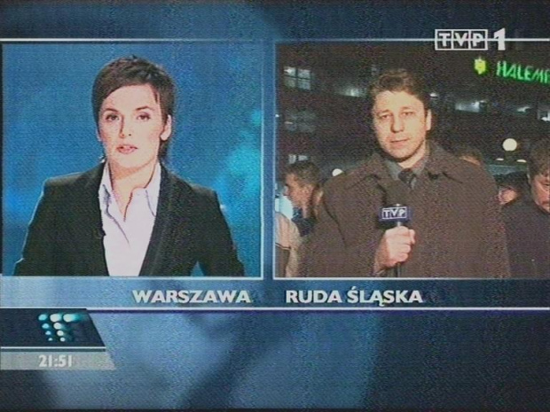 Tragedia w KWK Halemba w oczach telewizji.
www.TVPmaniak.tv.pl