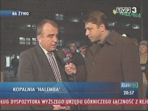 Tragedia w KWK Halemba w oczach telewizji.
www.TVPmaniak.tv.pl