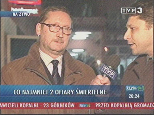 Tragedia w KWK Halemba w oczach telewizji.
www.TVPmaniak.tv.pl