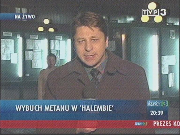 Tragedia w KWK Halemba w oczach telewizji.
www.TVPmaniak.tv.pl