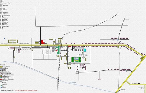 Plan Miejscowości #Ulhówek #plan
