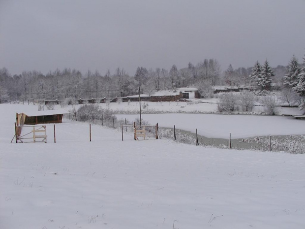 zima - widok gospodarstwa #WidokOgólny