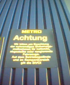 Metroachtung