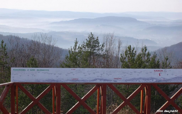 panorama z gór Słonnych #góry #jesień #Słonne #Bieszczady