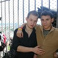 Adrian und Ich in Kölner Dom Süd-Turm.