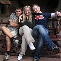 Ich, Agi und Adrian in Phantasialand.