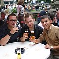 Bartosch, Adrian und Ich mit den Seideln Kölsch.