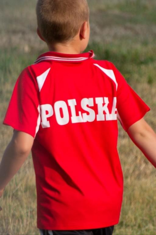 kibic, podczas mistrzostw świata w piłce nożnej, czerwiec 2006 #polska #piłka