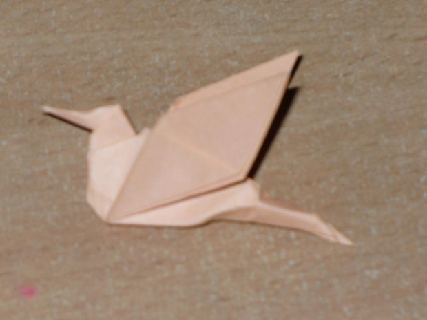 moje origami, narazie mało dokładne ale dopiero się uczę :) #origami