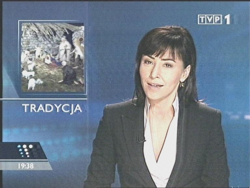 Wigilijne wydanie "Wiadomości". www.TVPmaniak.tv.pl