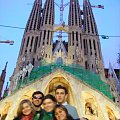 Sagrada Familla wieczorem