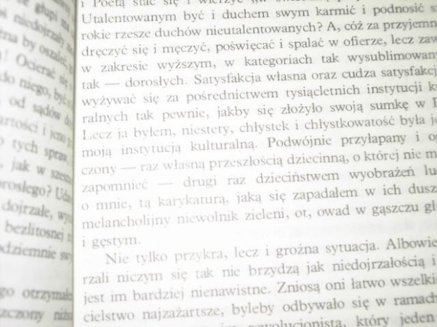 oto fragent Ferdydurke ,,, koszmar