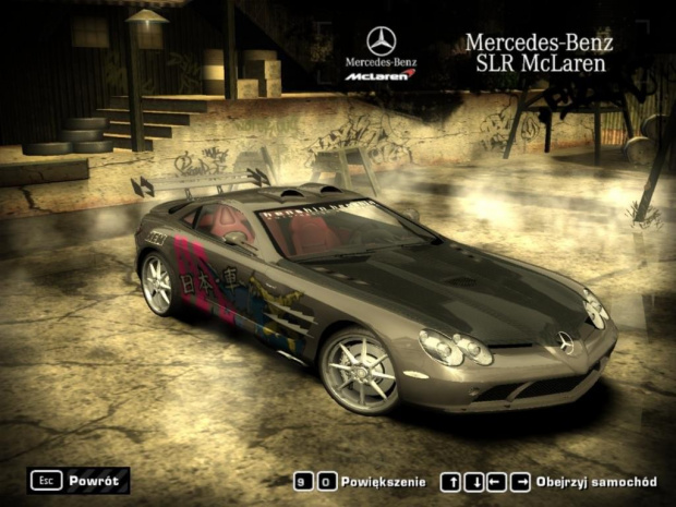 Mercedes McLaren z NFSMW.