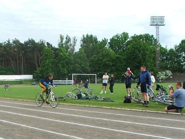 Wyścigi kolarskie rozegrane w ramach XXVIII Spartakiady Pracowników Zakładów Azotowych Puławy SA #kolarstwo #rower #rowery #Puławy