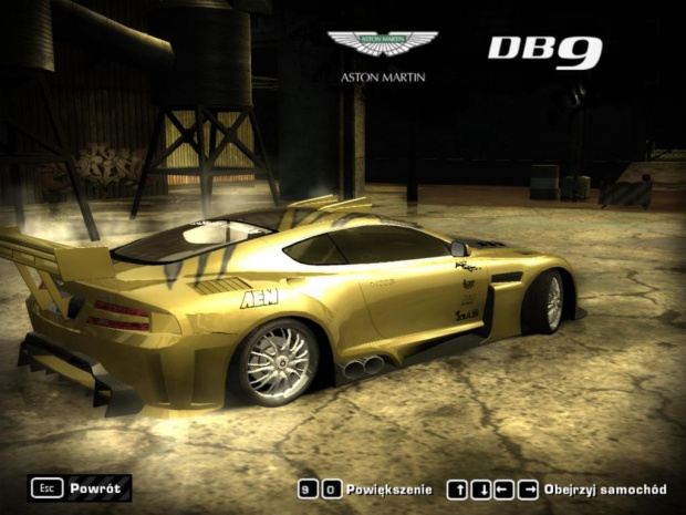 Aston Martin DB9 z NFSMW.