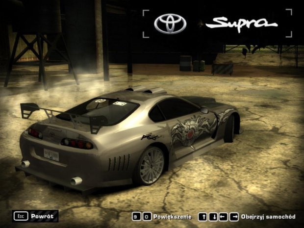 Toyota Supra 2 z NFSMW.