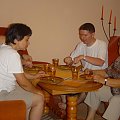 Nastał sądny wieczór...pożegnanie u Braciszka na chacie...serwowano (o zgrozo) pizze rodem z ITALII...Kurde, ciekawe preludium.Teraz pakowanko i o 4 rano wyjazd na lotnisko...